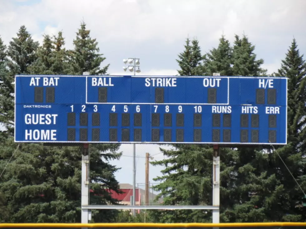 Final 2014 Wyoming 'A' Legion Baseball Tournament Scoreboard