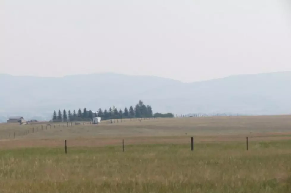 Haze in Wyoming Caused By Fires in Idaho and Washington
