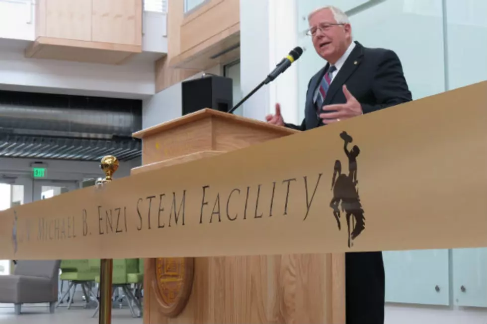 Enzi, State Leaders Cut Ribbon at New UW STEM Facility