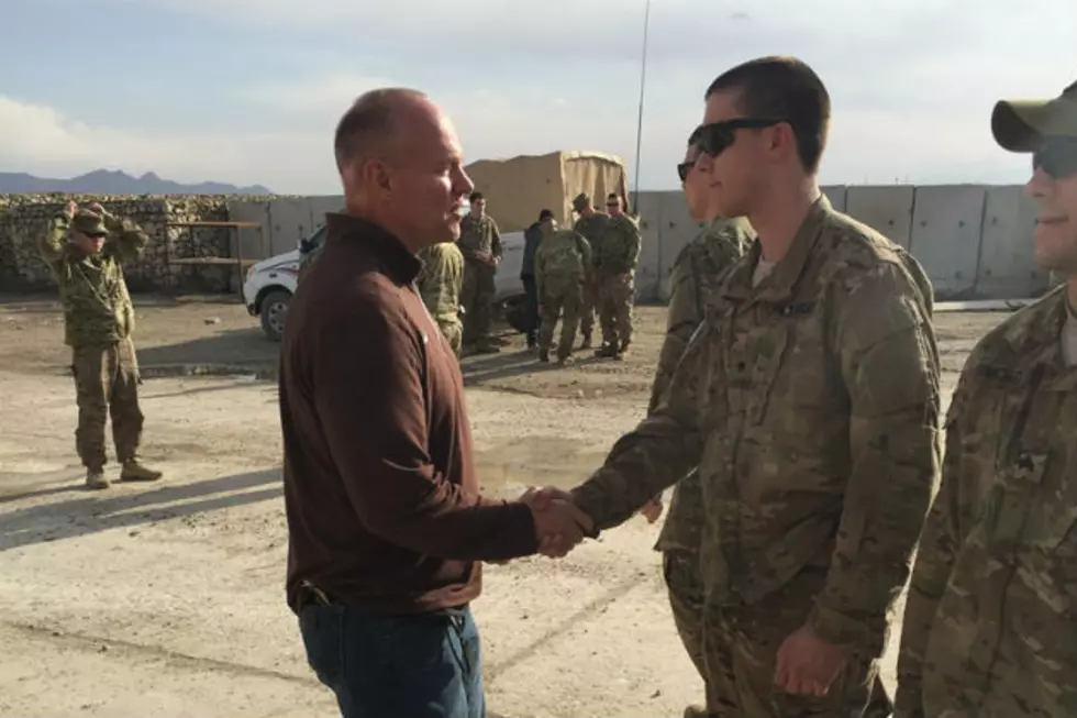 Wyoming Governor Visits Troops in Afghanistan