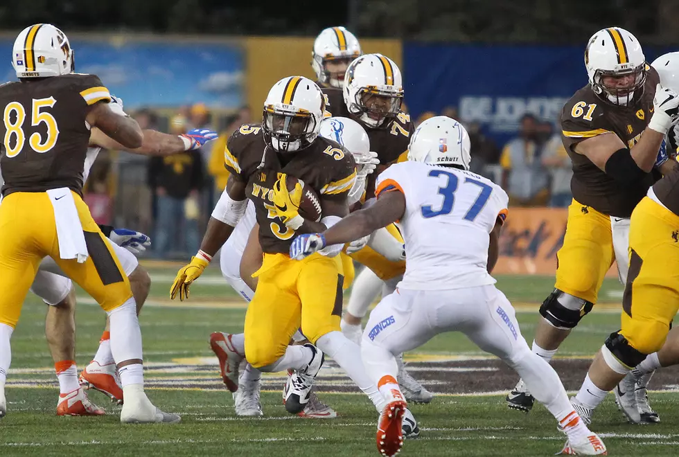 Atlanta Falcons Take Former Wyoming Running Back Brian Hill in the NFL Draft