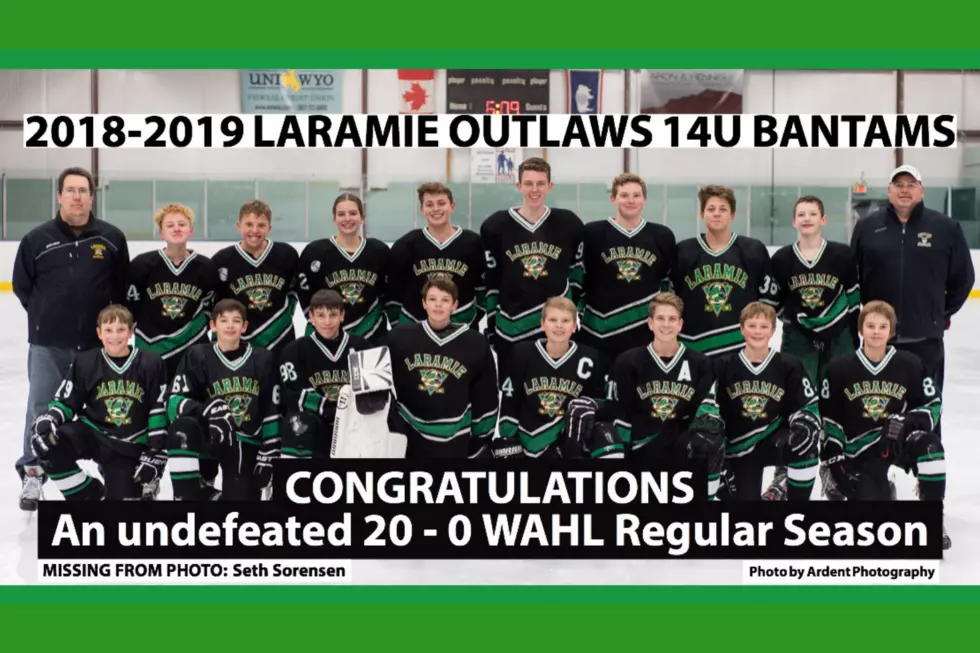 Laramie Outlaws Bantam 14U Hockey Team’s Having An Elite Season