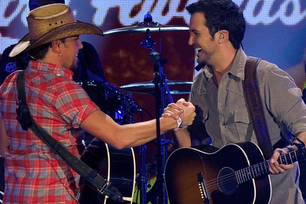 Jason Aldean and Luke Bryan Try to Save Drunk Fan From Being Kicked Out of Concert
