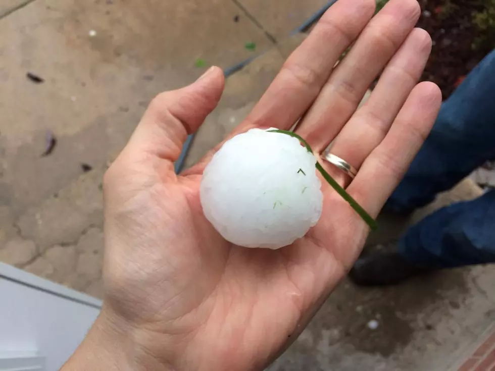 Video of Cheyenne Hail Storm Beating Down On Parking Canopy