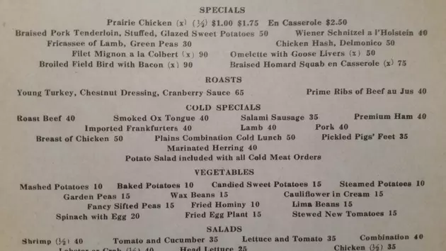 Historic Plains Hotel Rolls Back The Menu &#8211; But Not The Prices [Photos]