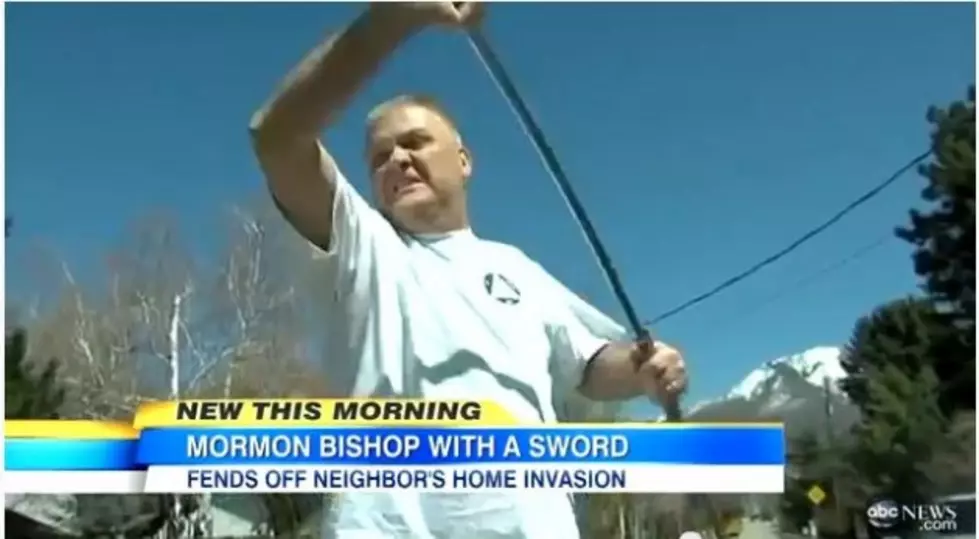 Morman Bishop Fights Off Evil With A Samurai Sword [VIDEO]