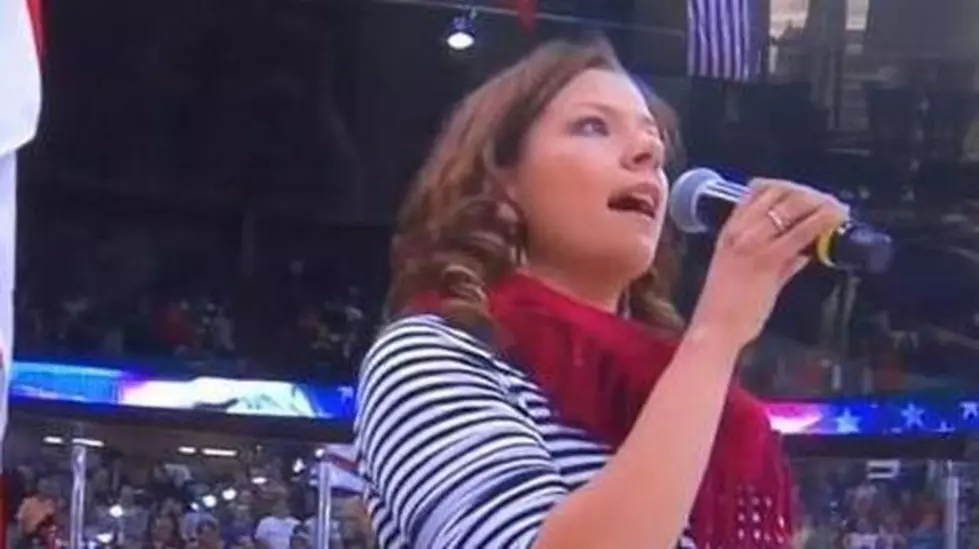 Canadian Butchers U.S. National Anthem at Hockey Game [VIDEO]