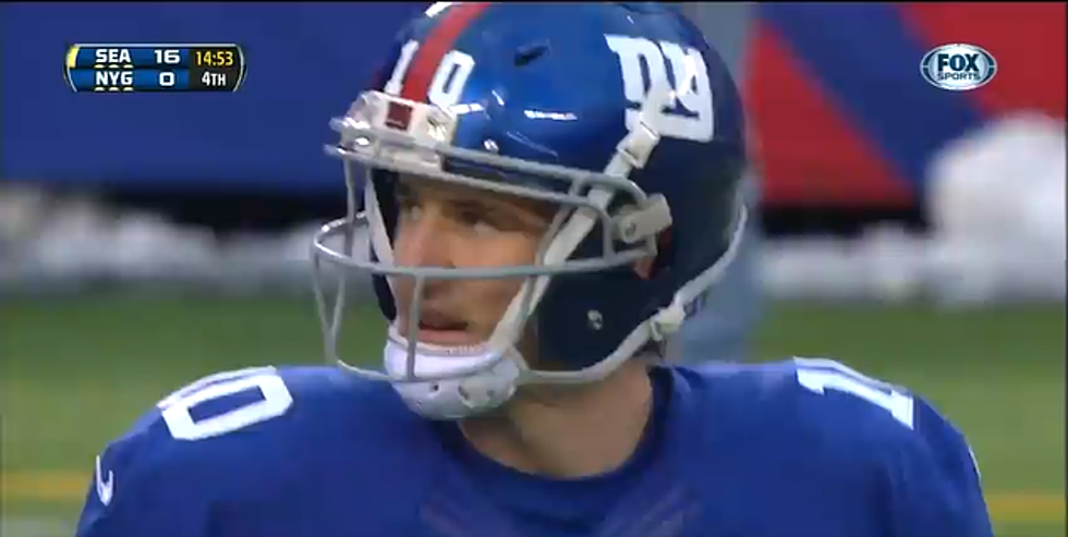 Young Kid Screams “You Suck Eli,” During Giants vs. Seahawks Game