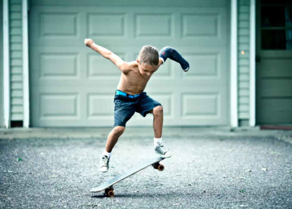 6-Year-Old Rocks Electric Skateboard