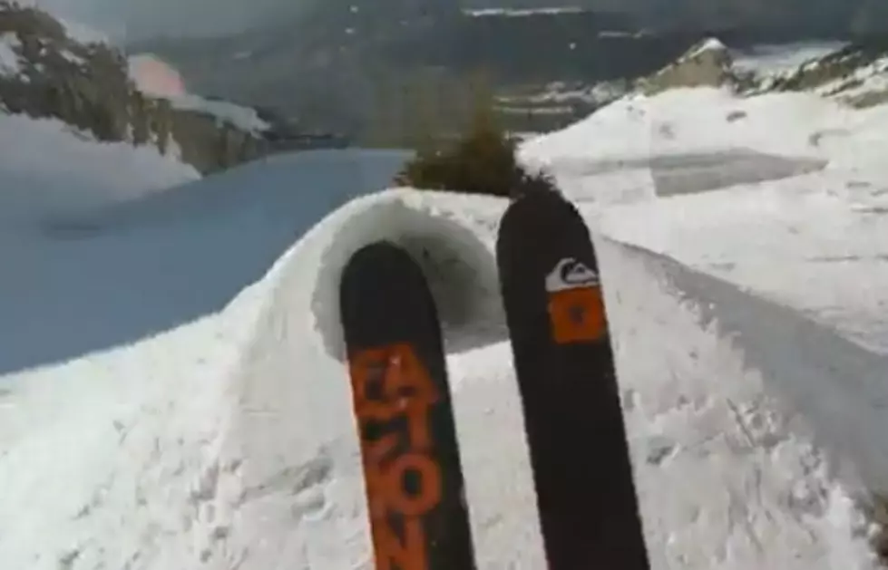 See A Wild Ski Run Caught on Camera