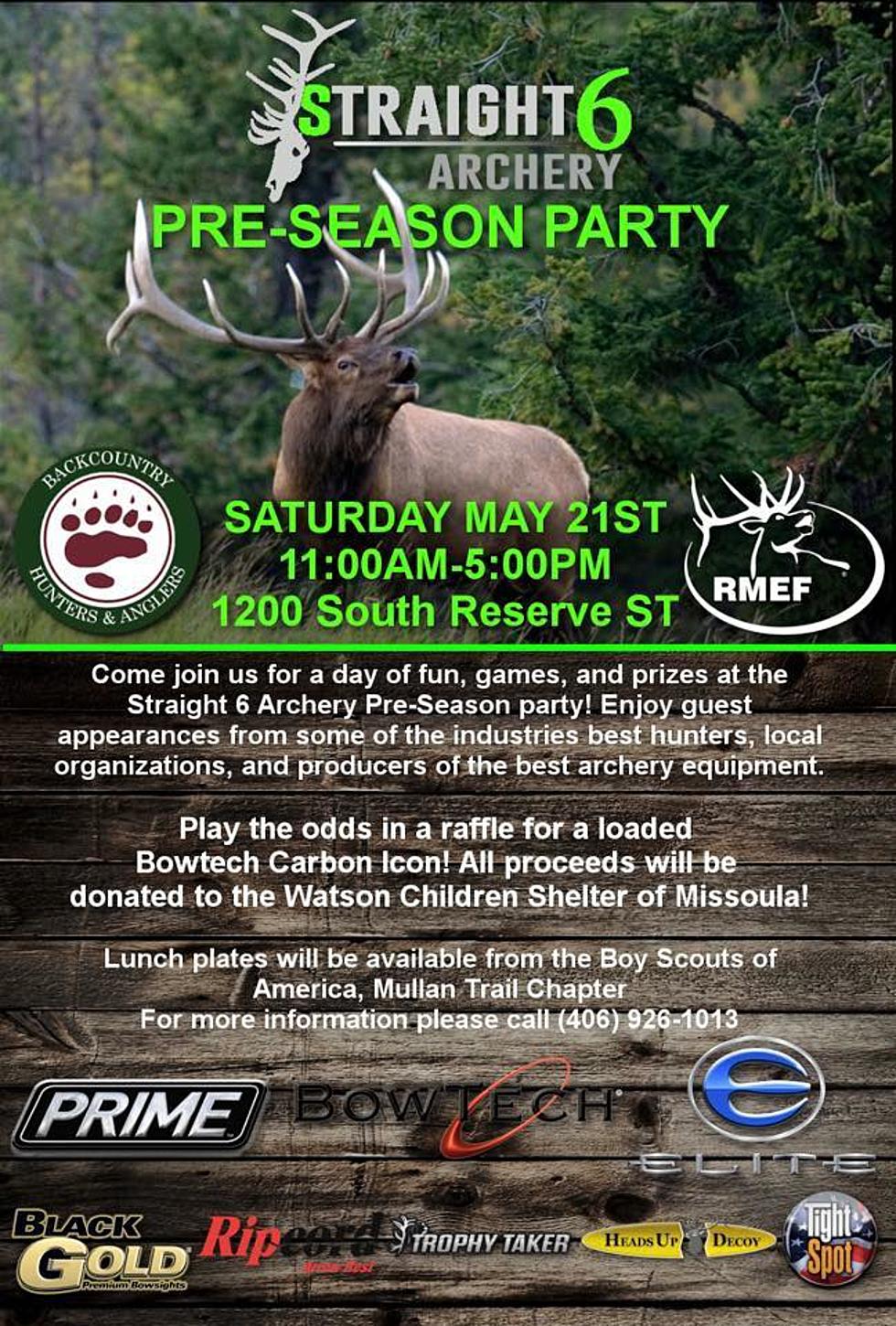 Straight 6 Archery Pre-Season Party this Weekend in Missoula