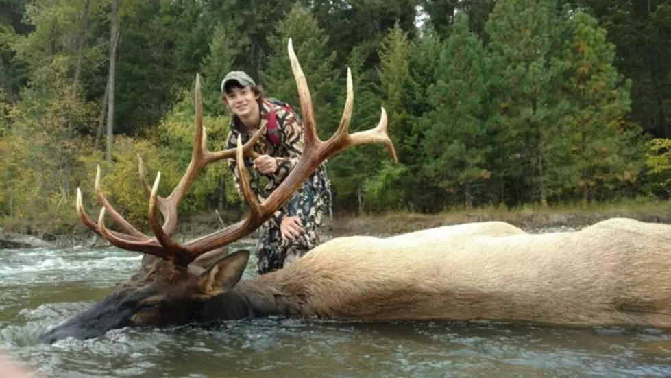 Young Bonner Hunter Bags First Bull Elk
