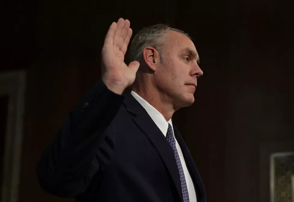Ryan Zinke Shows Up to First Day on The Job In True Montana Style