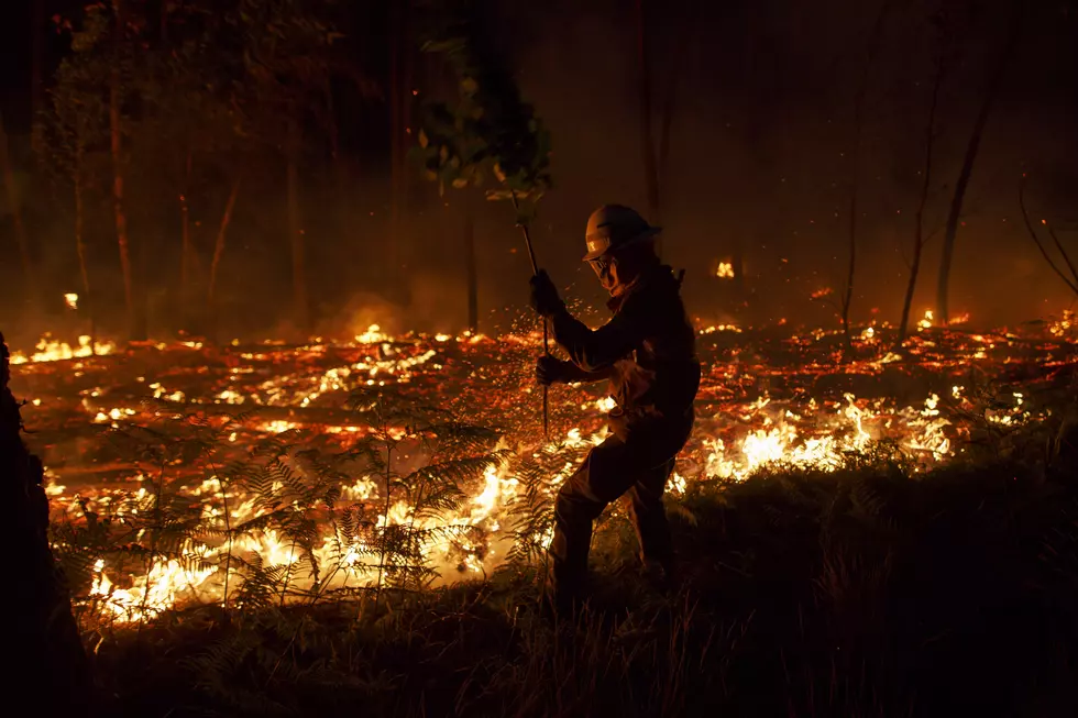 See Insane Footage of Two Men Narrowly Escaping a Wildfire