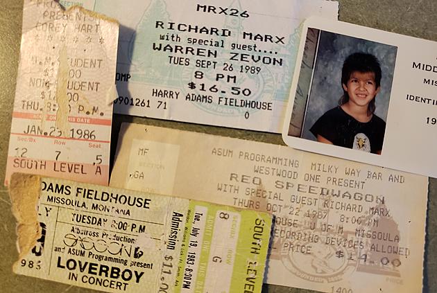 Found My Concert Stubs from the 80s, Were You at These Missoula Shows?
