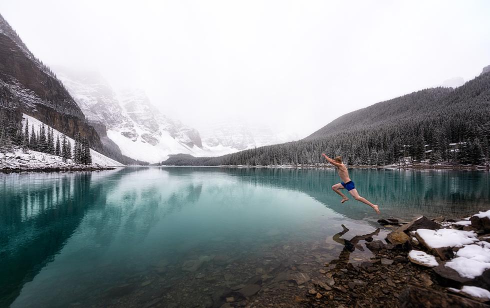 A Young Man Sets Goal to Swim in Chilly St. Regis River All Year