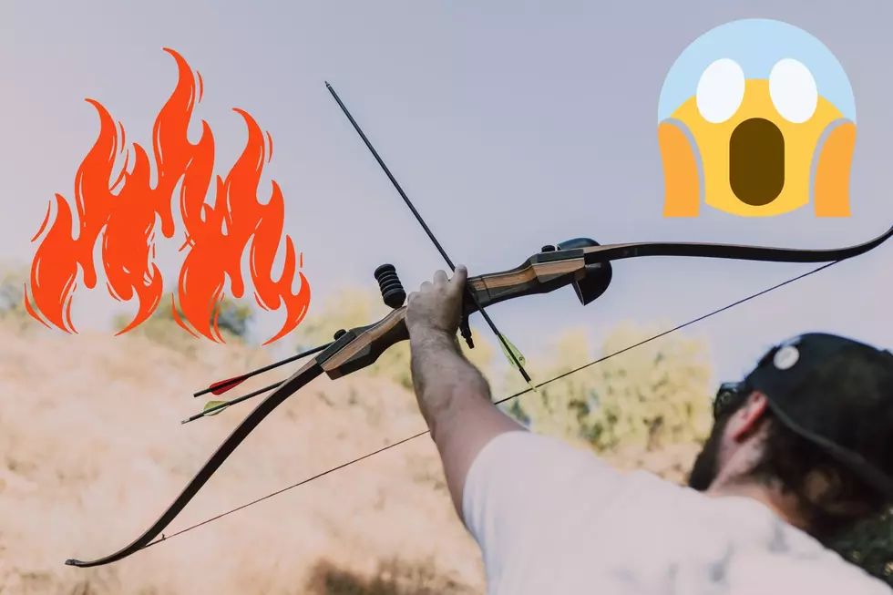 [WATCH] High Fire Danger: Archery Hunter Sparks Fire with Arrow
