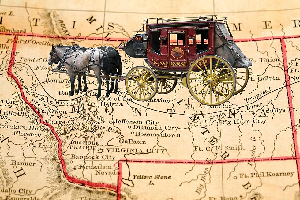 46 Hour Drive Across Montana? View Ad for 1886 Stagecoach Company