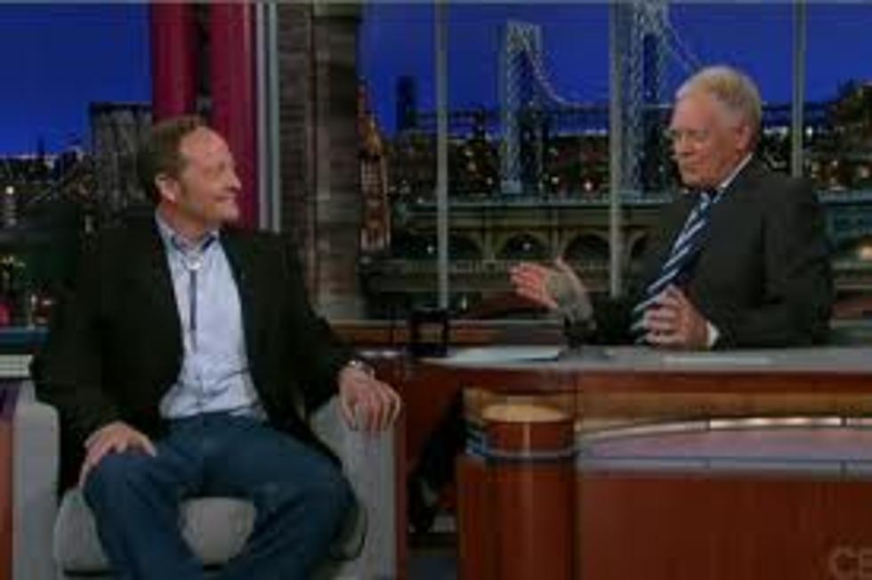 Governor Schweitzer Visits with David Letterman [VIDEO]