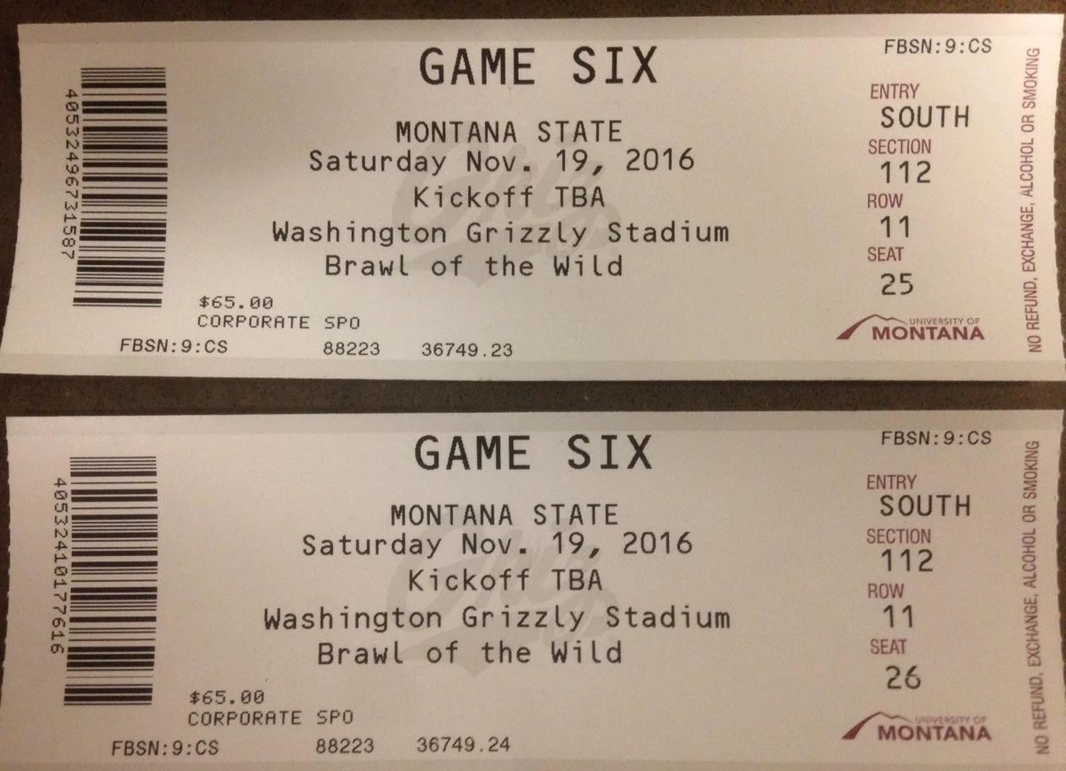 Win These Cat Griz Tickets