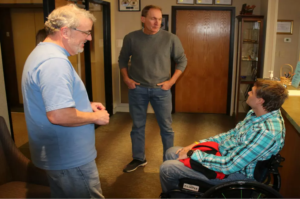 Breakfast Flakes Present $7k Check To Purchase Wheelchair