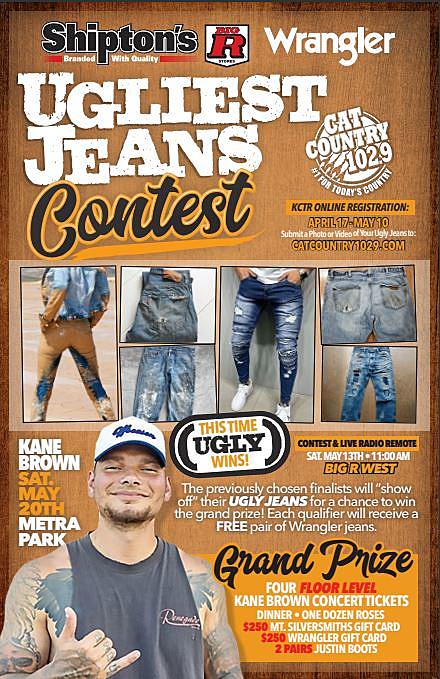 Win Tickets, New Wranglers, Boots, and More With Your Ugliest Jeans