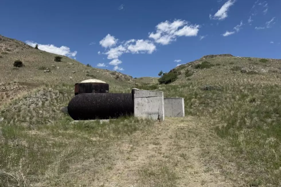 The entrance to the underground bunker/fallout shelter. Property FSBO, photo used with permission