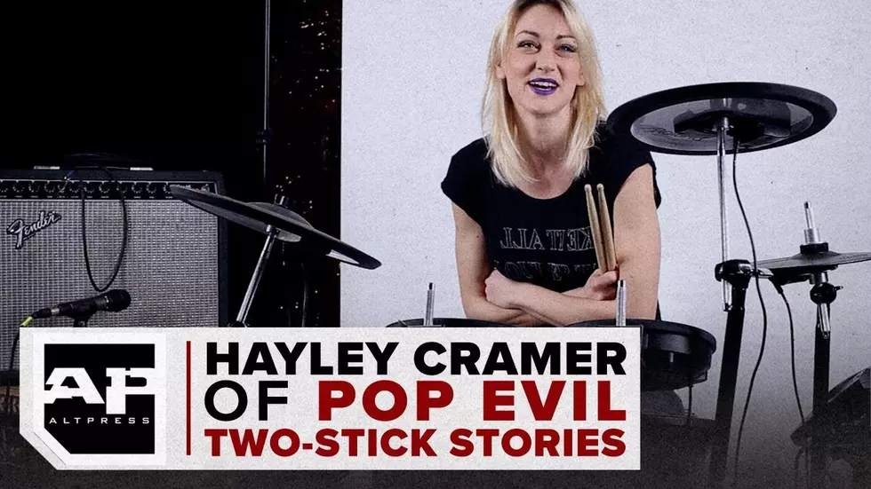 Pop Evil&#8217;s Hayley Cramer talks approach to drums, challenges faced by female drummers