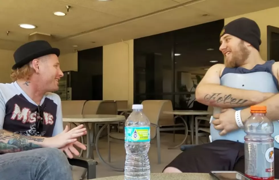 Watch Corey Taylor’s touching visit with a paralyzed fan
