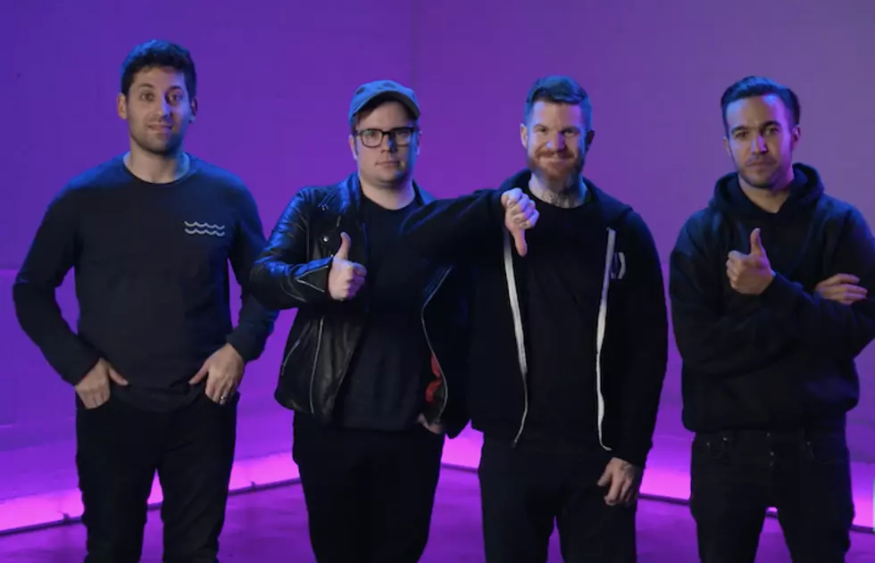 Fall Out Boy hilariously rate random things with thumbs up or down