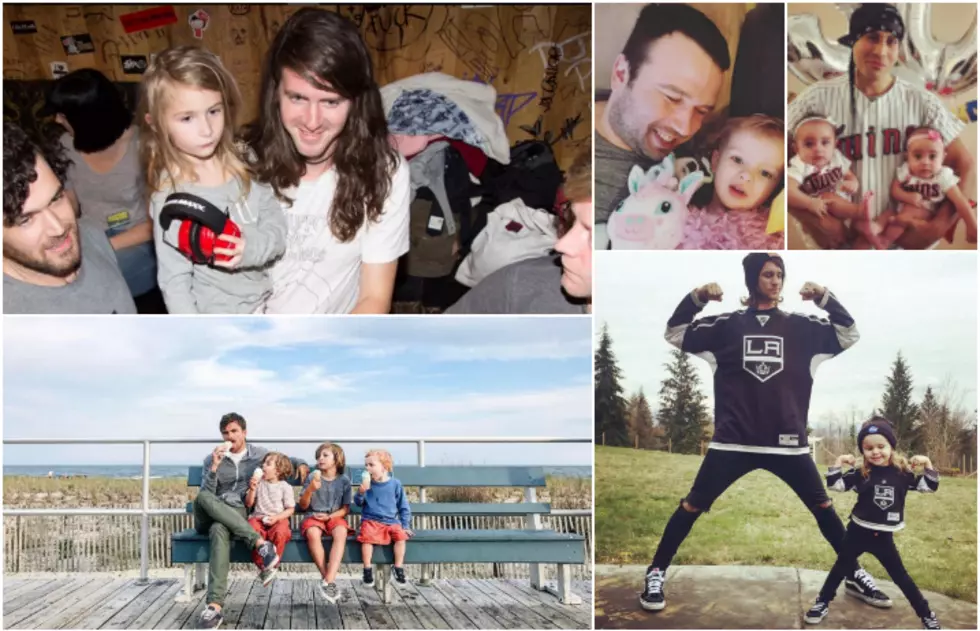 18 rock-star dads with their most prized possessions: their kids