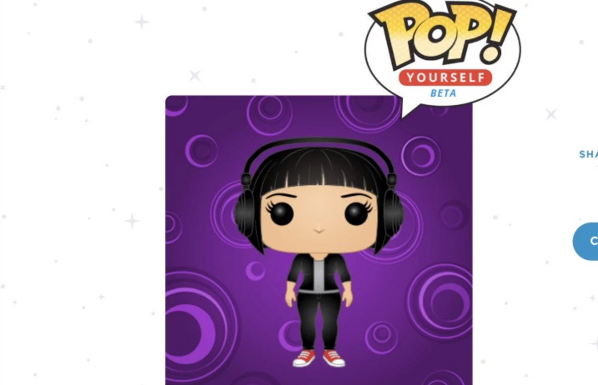 This website turns into a Funko Pop! character