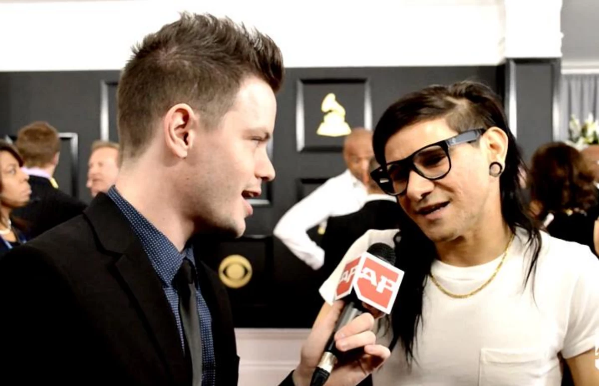 Sonny Moore talks future with From First To Last on Grammys red carpet