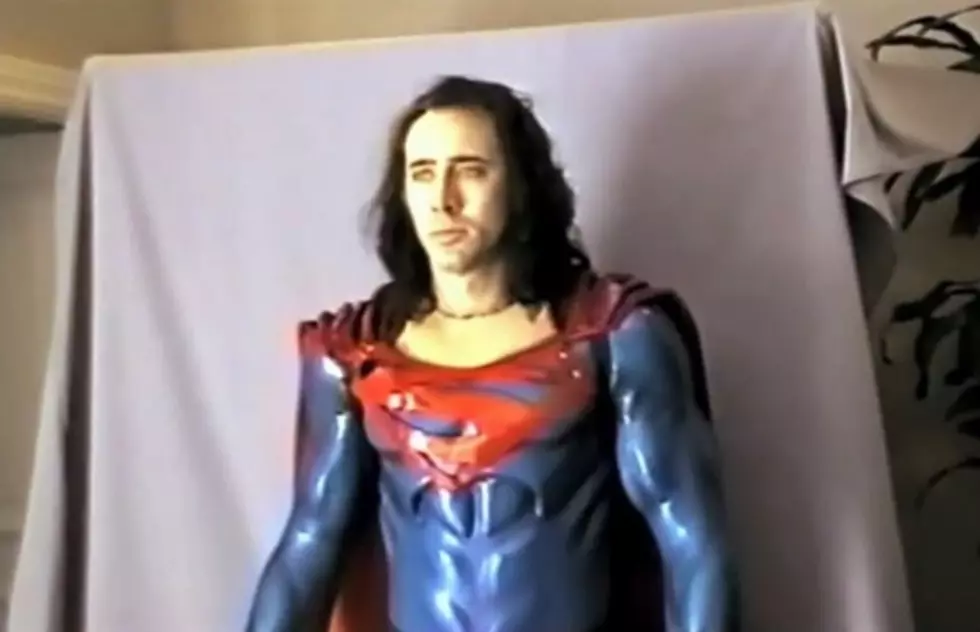 Watch a long-haired Nicolas Cage act as Superman in this old footage