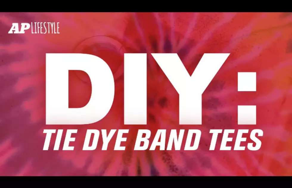 Learn how to tie-dye your band shirts in this video