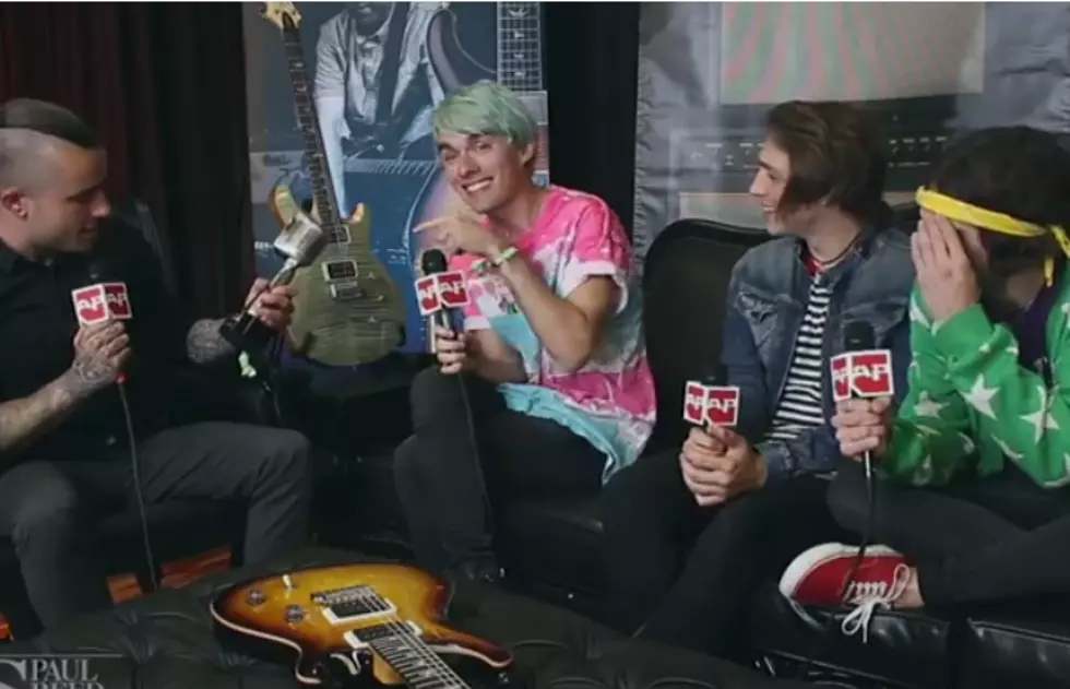 PRS Backstage Lounge: Waterparks get a surprise visit during interview at 2017 APMAs