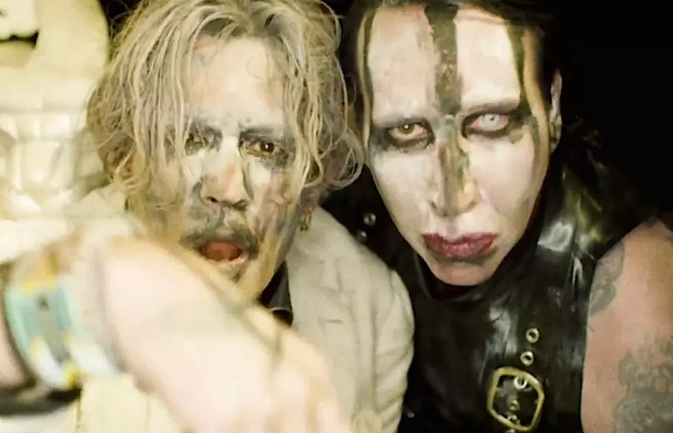 Marilyn Manson and Johnny Depp star in the NSFW &#8220;SAY10&#8243; video—watch