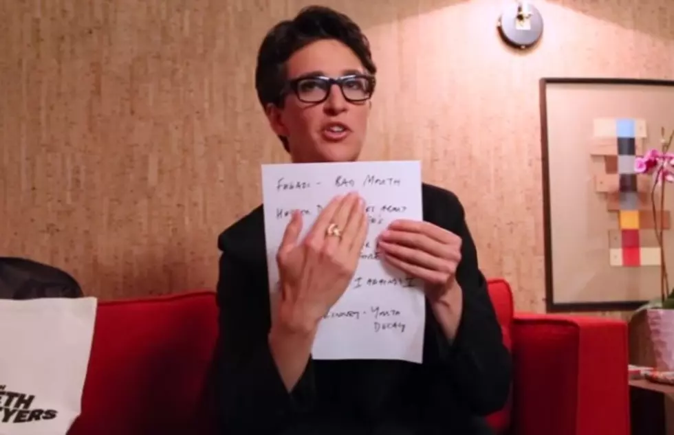 MSNBC’s Rachel Maddow selects angry punk songs to get you through midterms