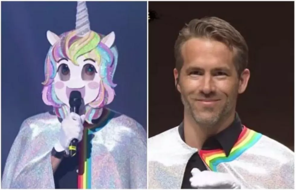 Watch Ryan Reynolds Sing On A South Korean Tv Show Disguised As A Unicorn 