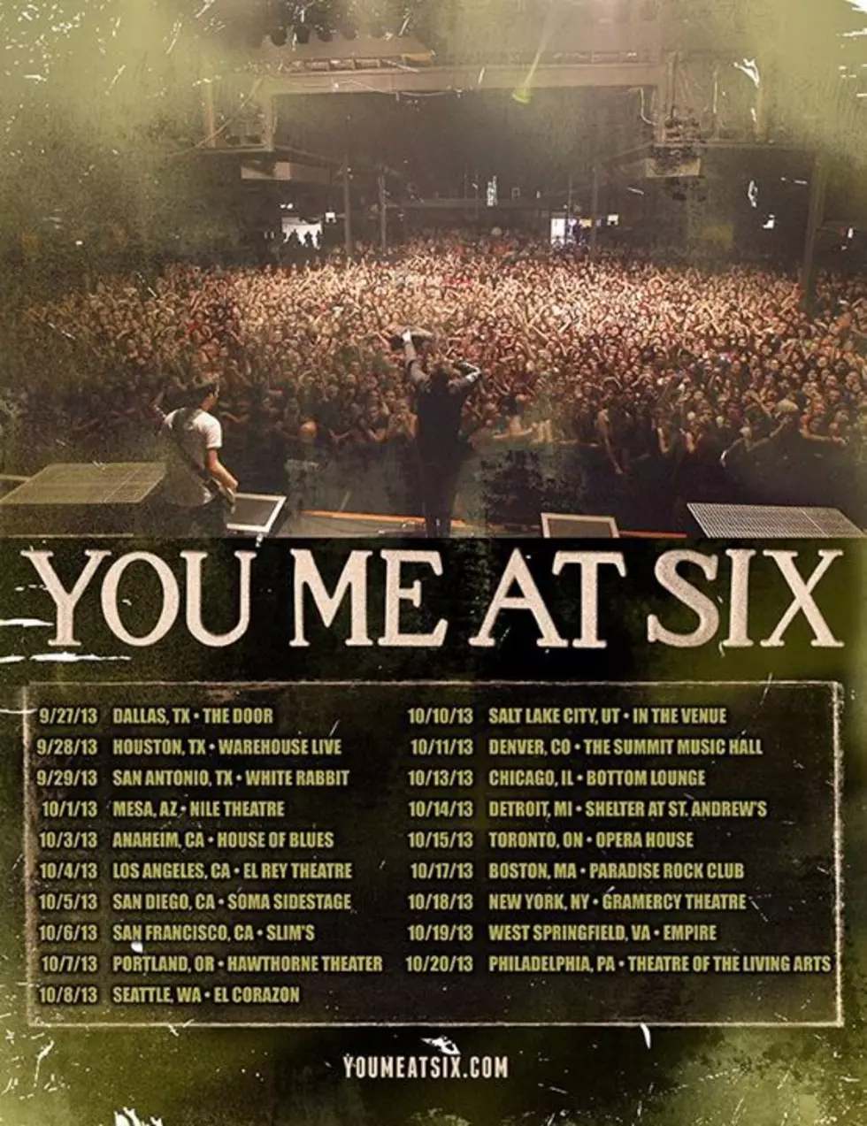 You Me At Six announce North American tour with Cute Is What We Aim For, Tonight Alive, Conditions
