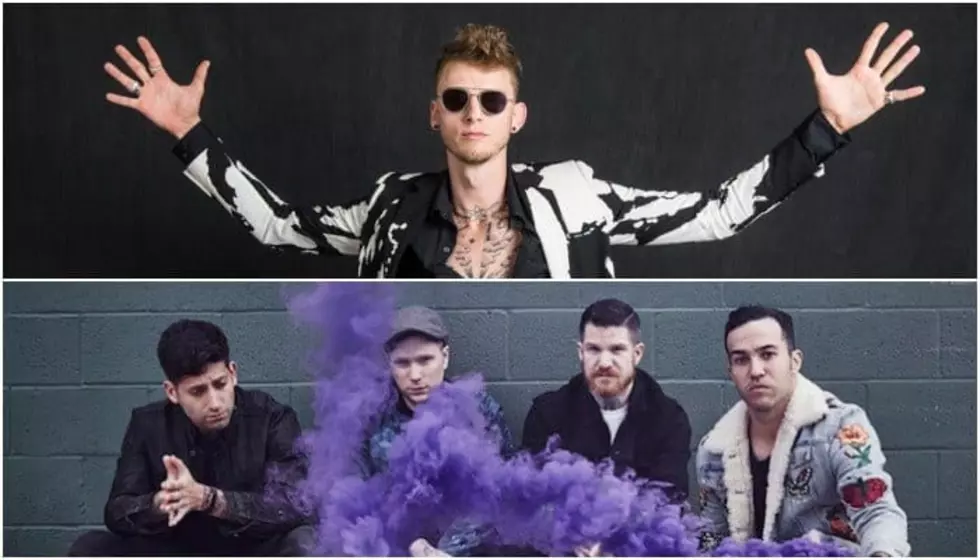 Did an Eminem fansite edit Fall Out Boy fans booing MGK?