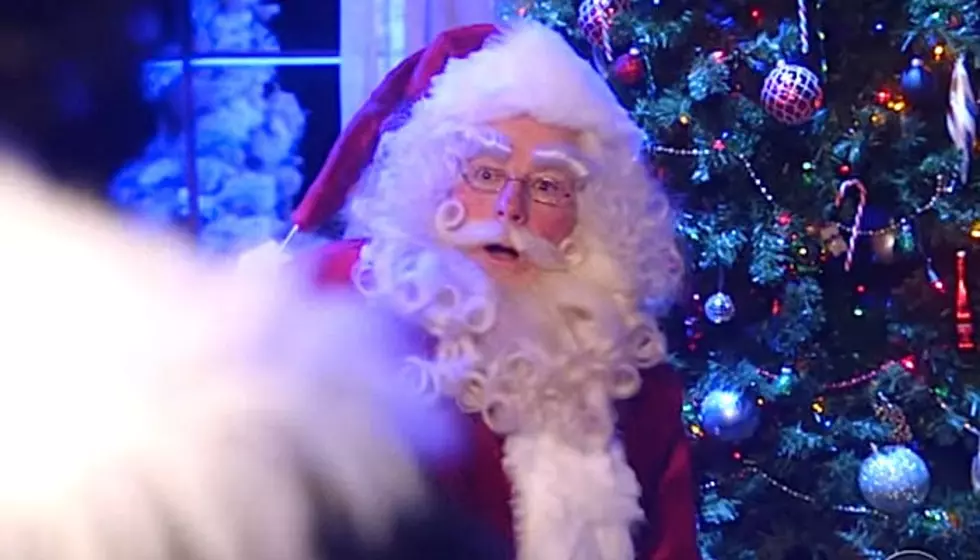 Santa battles his evil goth twin in funny &#8216;Late Show&#8217; vid
