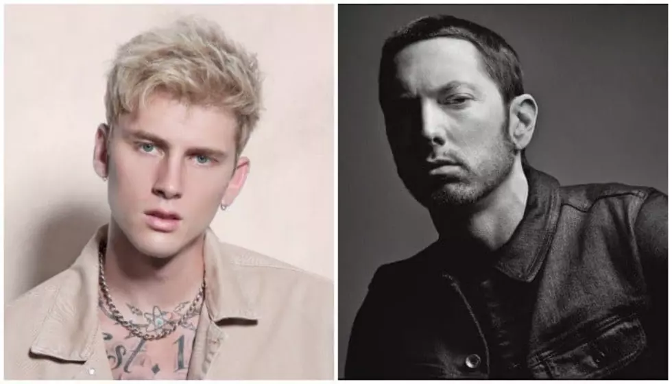 Eminem ponders Machine Gun Kelly beef again on surprise album