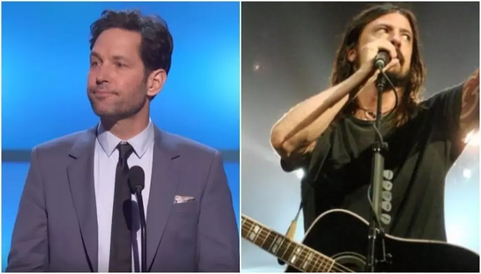 Paul Rudd rocking out to the Foo Fighters is all of us