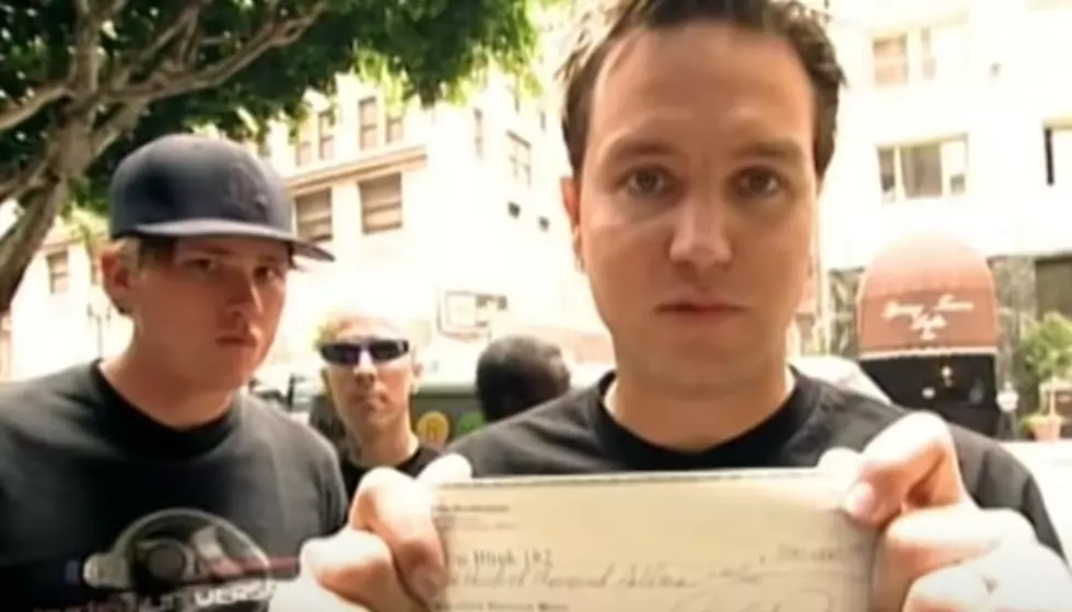 An iconic piece of blink-182 history was found in a junkyard
