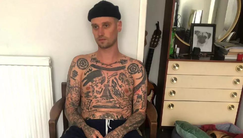 A tattoo artist has been inking pieces on himself every day in quarantine