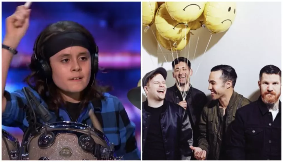 See this young drummer’s impressive Fall Out Boy performance on ‘AGT’