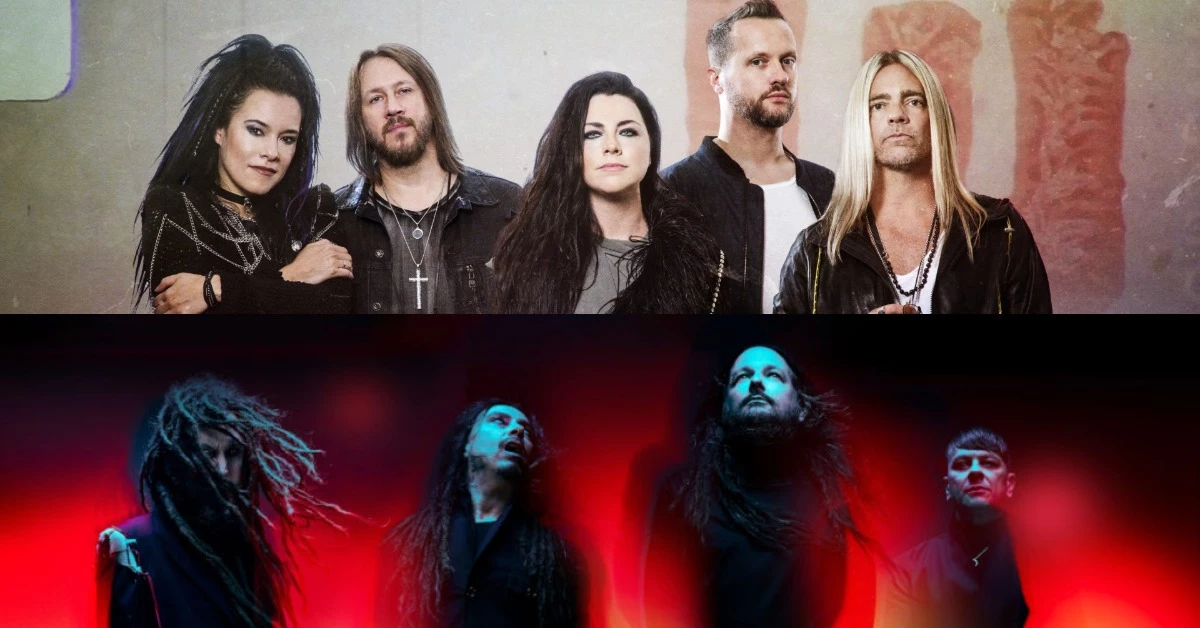 Korn and Evanescence announce coheadlining 2022 summer tour