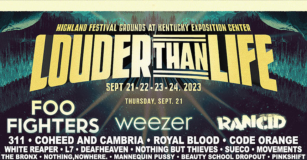 Louder Than Life 2023 lineup: Green Day, Foo Fighters to play