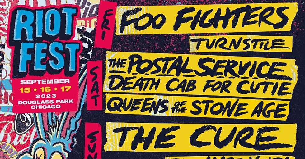 Riot Fest announces 2023 lineup with the Cure, Foo Fighters, more